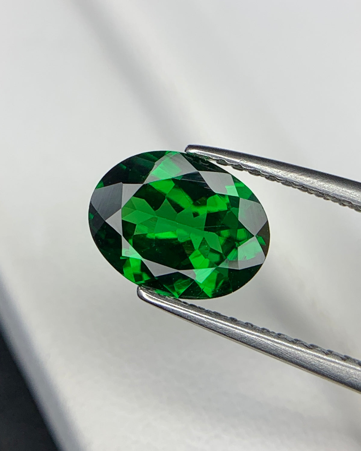 Natural Tsavorite Garnet 1.83 Carat 9.2x7 MM Oval Shape Faceted Gemstone