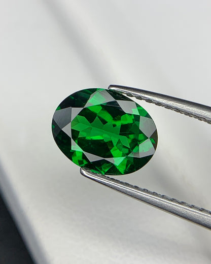 Natural Tsavorite Garnet 1.83 Carat 9.2x7 MM Oval Shape Faceted Gemstone