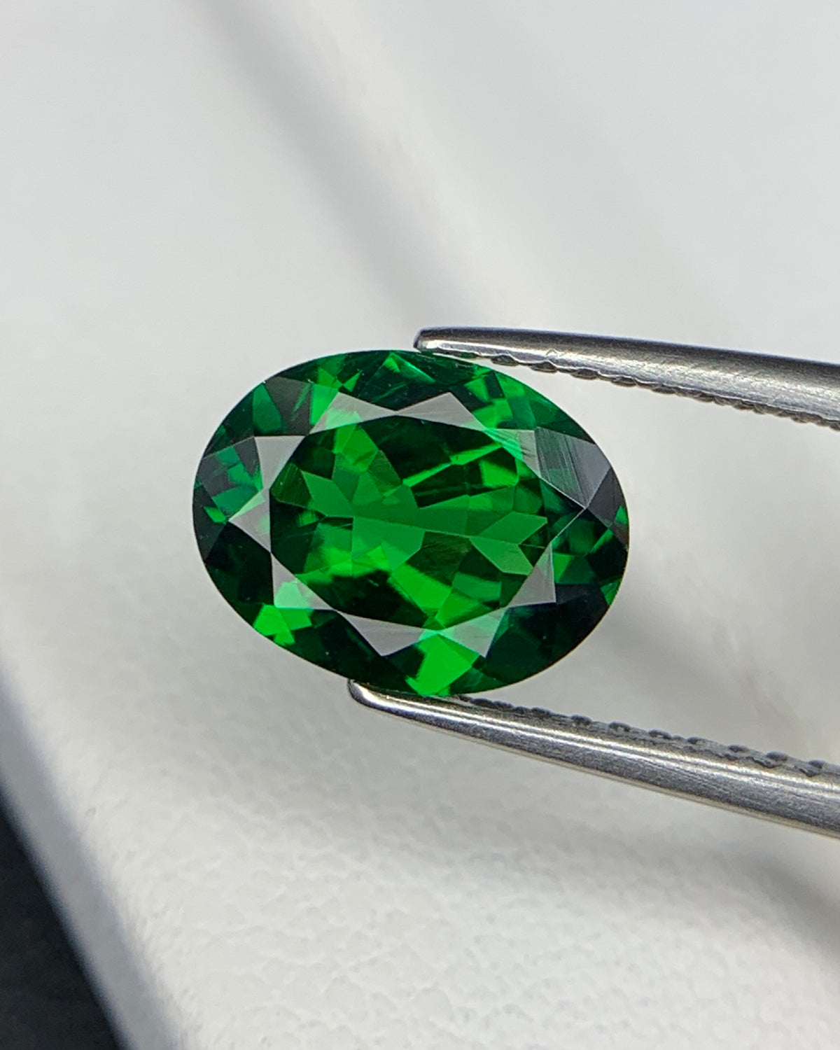 Natural Tsavorite Garnet 1.83 Carat 9.2x7 MM Oval Shape Faceted Gemstone