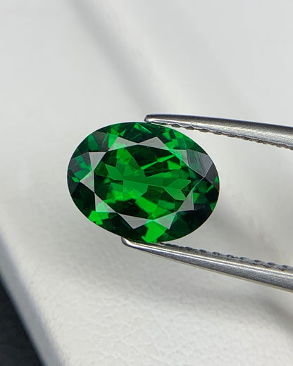 Natural Tsavorite Garnet 1.83 Carat 9.2x7 MM Oval Shape Faceted Gemstone