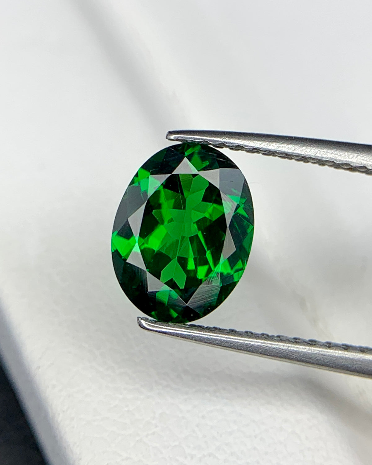 Natural Tsavorite Garnet 1.83 Carat 9.2x7 MM Oval Shape Faceted Gemstone