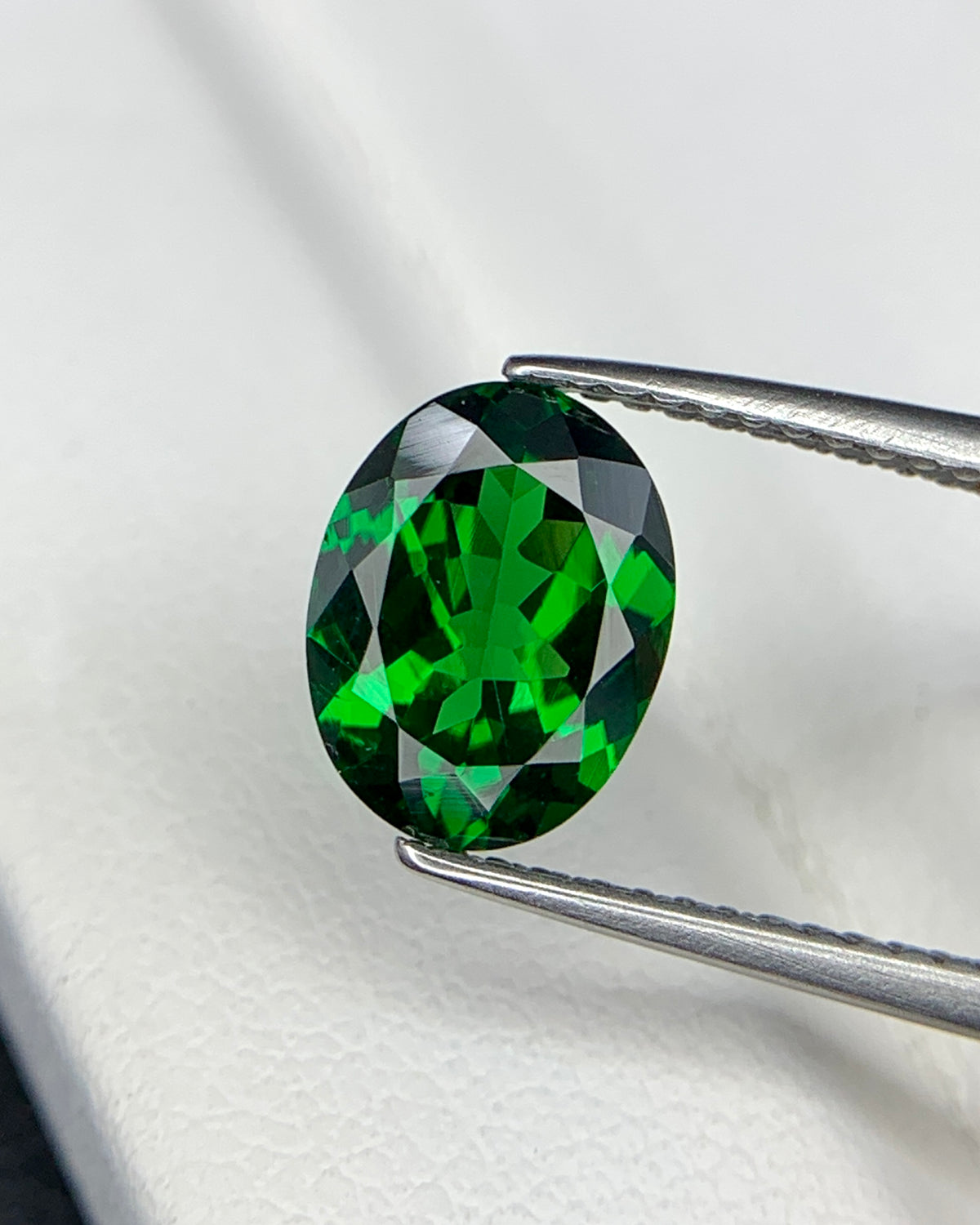 Natural Tsavorite Garnet 1.83 Carat 9.2x7 MM Oval Shape Faceted Gemstone