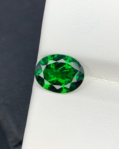 Natural Tsavorite Garnet 1.83 Carat 9.2x7 MM Oval Shape Faceted Gemstone