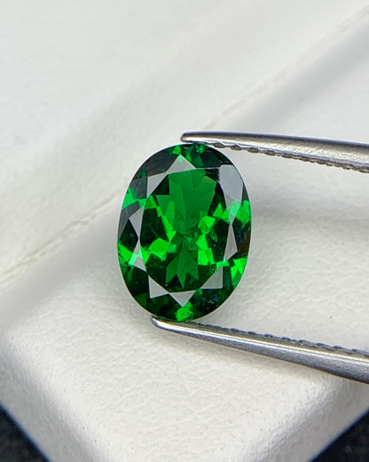 Natural Tsavorite Garnet 1.56 Carat 8.7x6.5 MM Oval Shape Faceted Gemstone