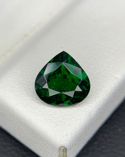 Natural Tsavorite Garnet 1.11 Carat 7x7 MM Heart Shape Faceted Gemstone