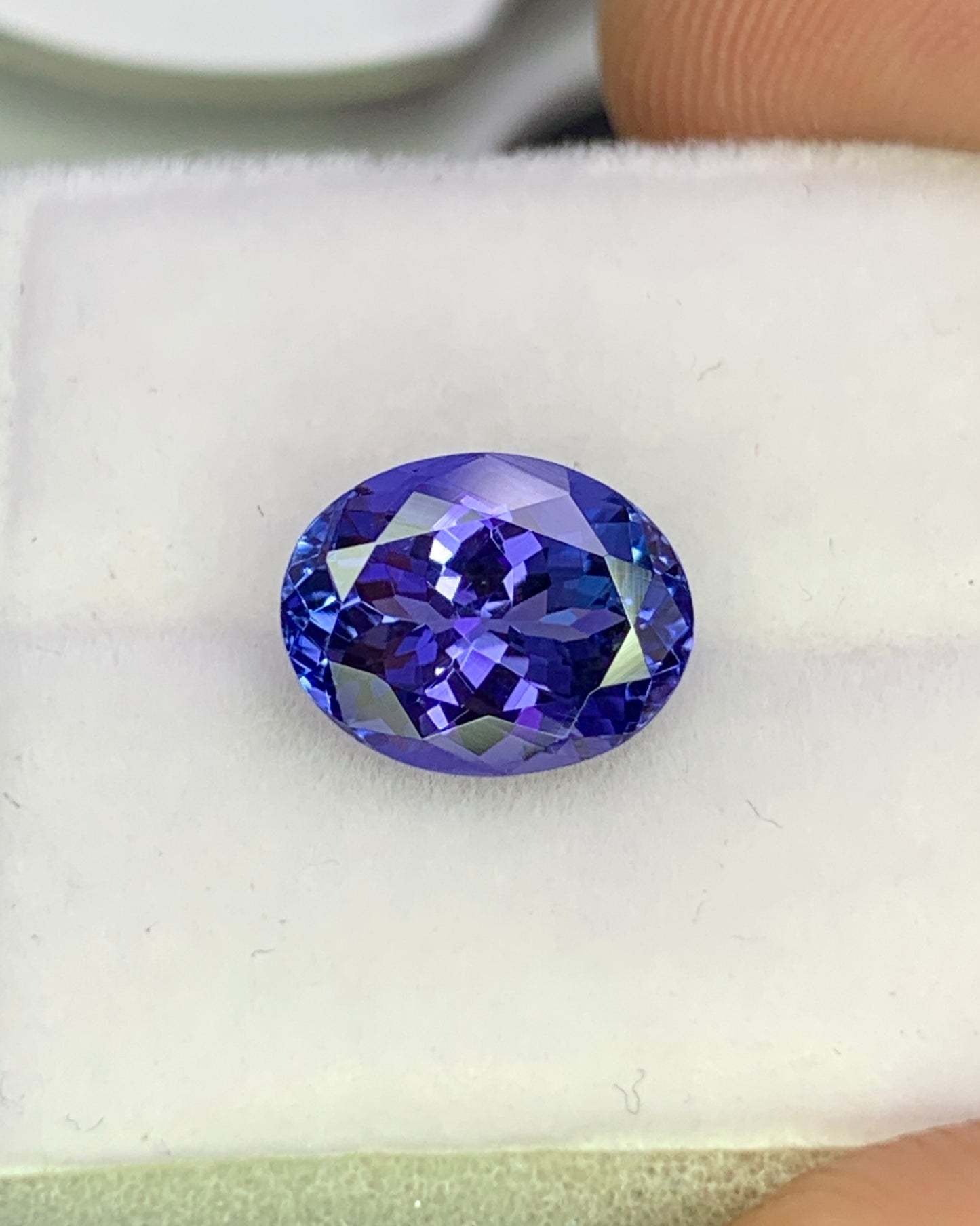 Natural Blue Tanzanite 2.00 Carat 8.8x6.8 MM Oval Shape Faceted Gemstone