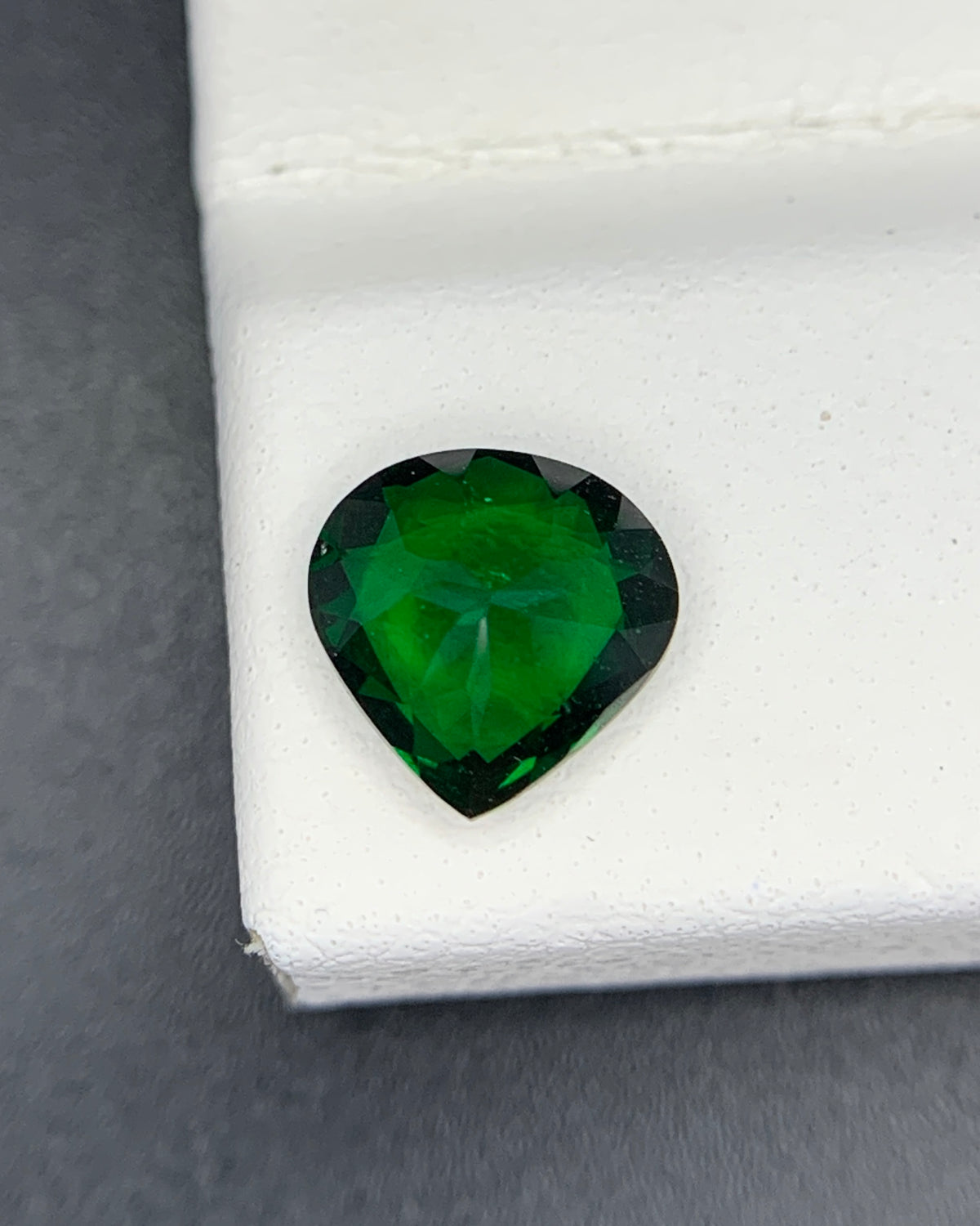 Natural Tsavorite Garnet 1.11 Carat 7x7 MM Heart Shape Faceted Gemstone