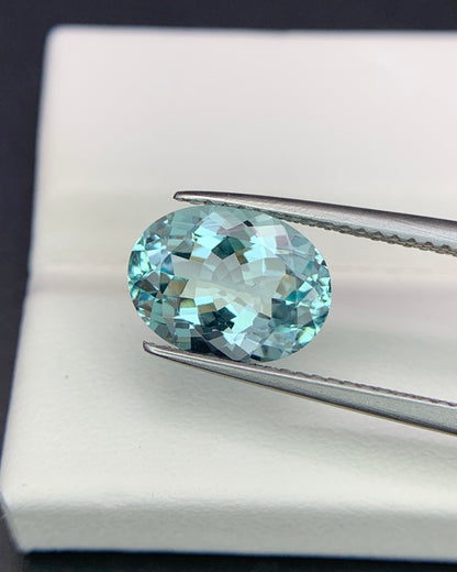 Natural Green Beryl 2.79 Carat 11x8.2 MM Oval Shape Faceted Gemstone 