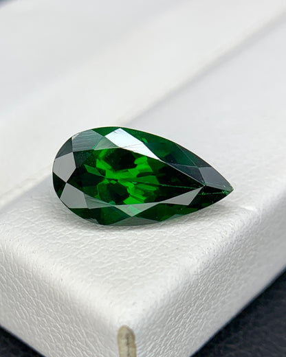 Natural Tsavorite Garnet 2.27 Carat 11.5x6.3 MM Pear Shape Faceted Gemstone 