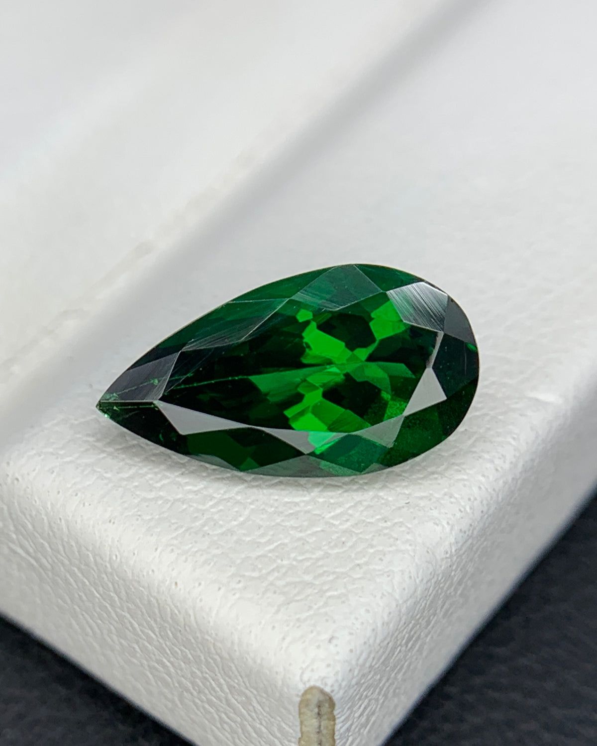 Natural Tsavorite Garnet 2.27 Carat 11.5x6.3 MM Pear Shape Faceted Gemstone 
