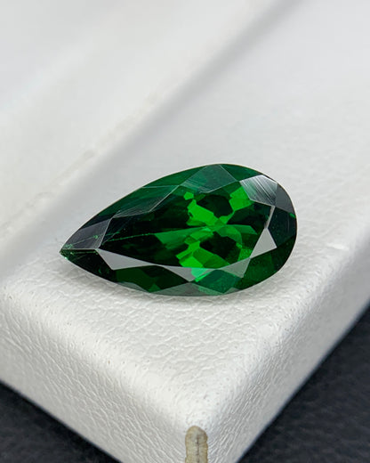 Natural Tsavorite Garnet 2.27 Carat 11.5x6.3 MM Pear Shape Faceted Gemstone 