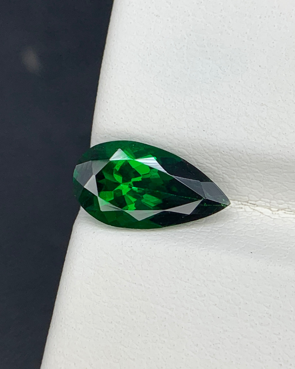 Natural Tsavorite Garnet 2.27 Carat 11.5x6.3 MM Pear Shape Faceted Gemstone 