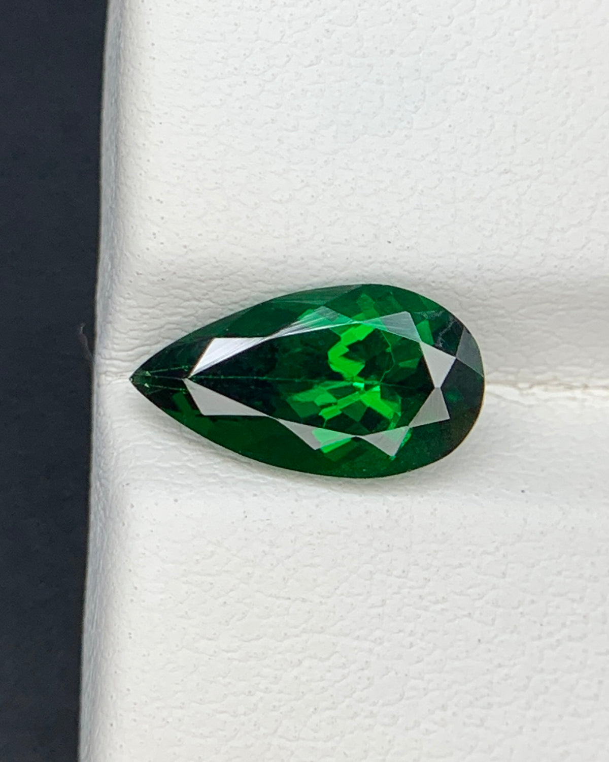 Natural Tsavorite Garnet 2.27 Carat 11.5x6.3 MM Pear Shape Faceted Gemstone 