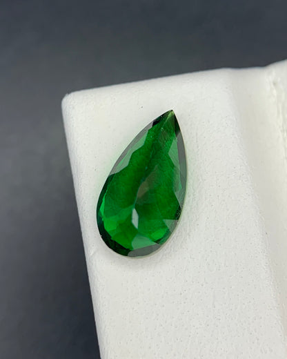 Natural Tsavorite Garnet 2.27 Carat 11.5x6.3 MM Pear Shape Faceted Gemstone 