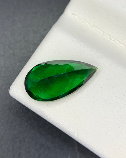 Natural Tsavorite Garnet 2.27 Carat 11.5x6.3 MM Pear Shape Faceted Gemstone 