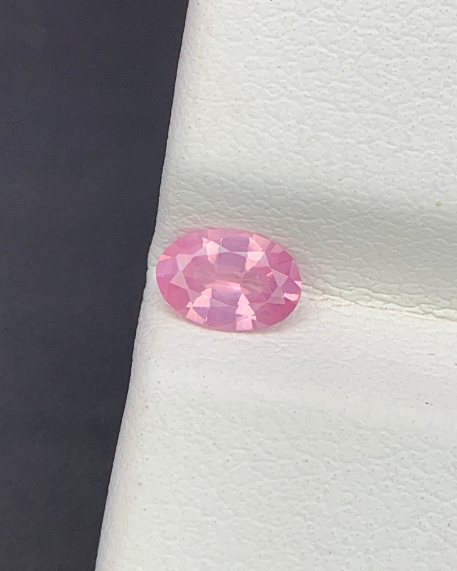 Natural Opalescent Spinel 0.38 Carat 5.7x3.9 MM Oval Shape Faceted Gemstone
