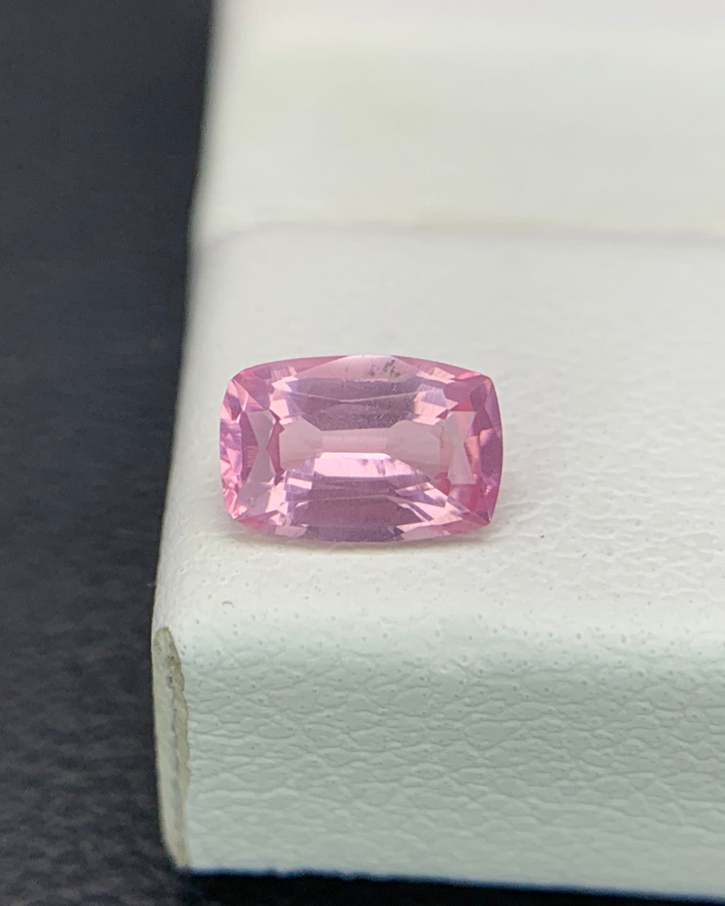 Natural Opalescent Spinel 0.45 Carat 5.9x3.9 MM Cushion Shape Faceted Gemstone 