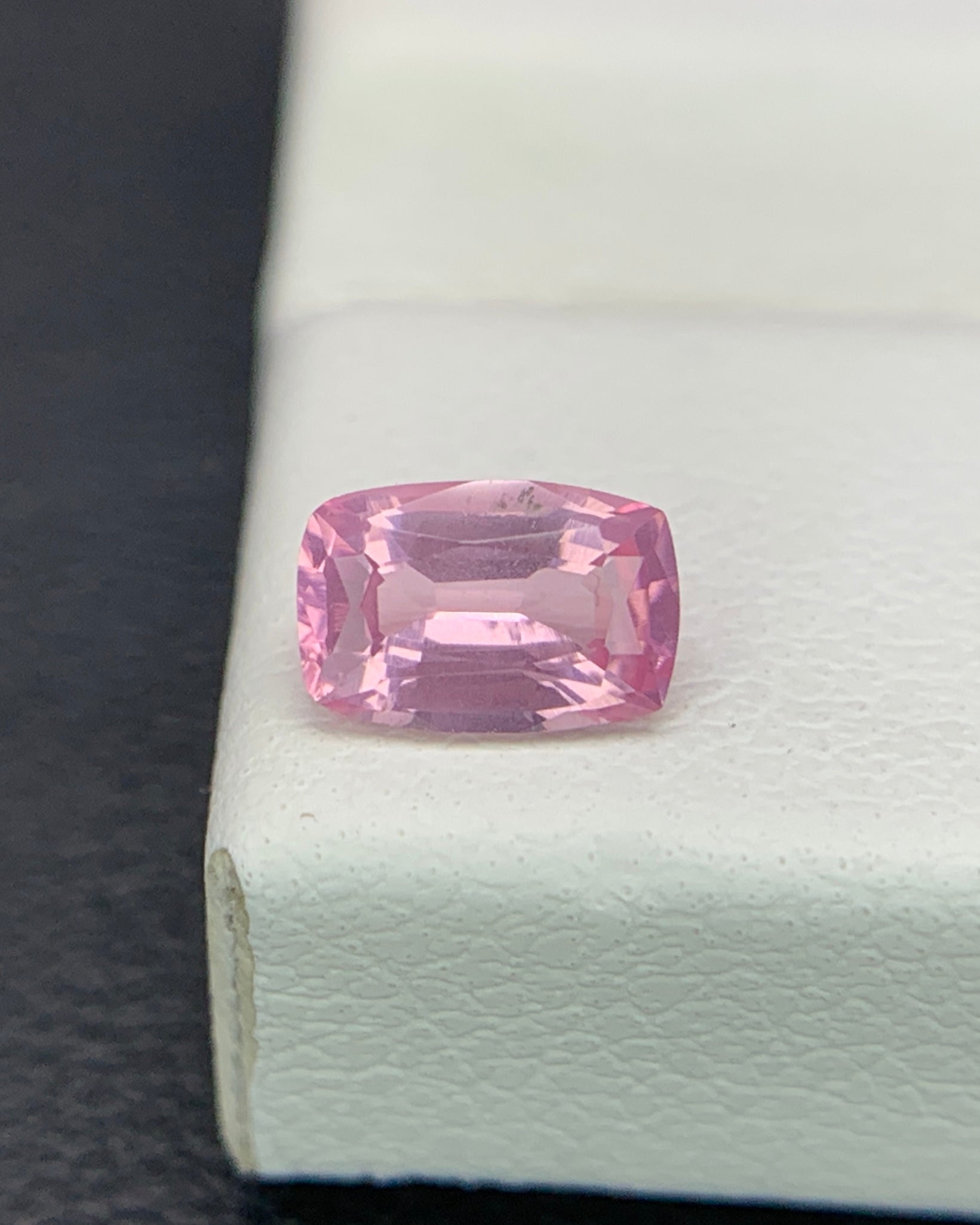 Natural Opalescent Spinel 0.45 Carat 5.9x3.9 MM Cushion Shape Faceted Gemstone 