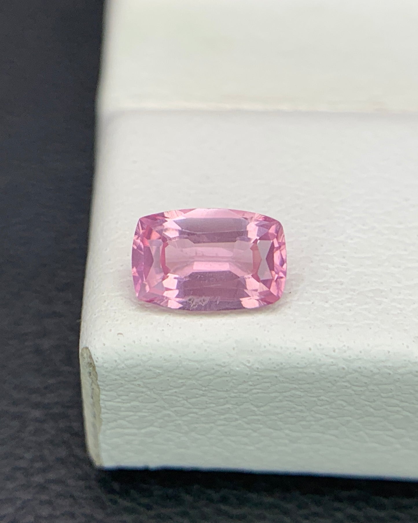 Natural Opalescent Spinel 0.45 Carat 5.9x3.9 MM Cushion Shape Faceted Gemstone 