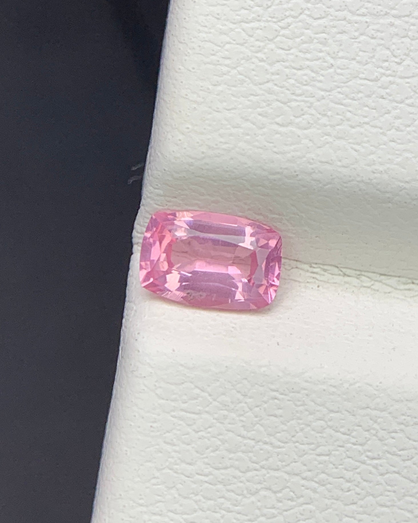Natural Opalescent Spinel 0.45 Carat 5.9x3.9 MM Cushion Shape Faceted Gemstone 