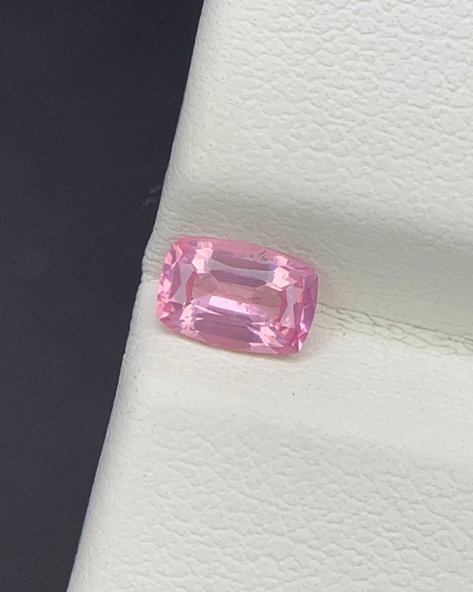Natural Opalescent Spinel 0.45 Carat 5.9x3.9 MM Cushion Shape Faceted Gemstone 