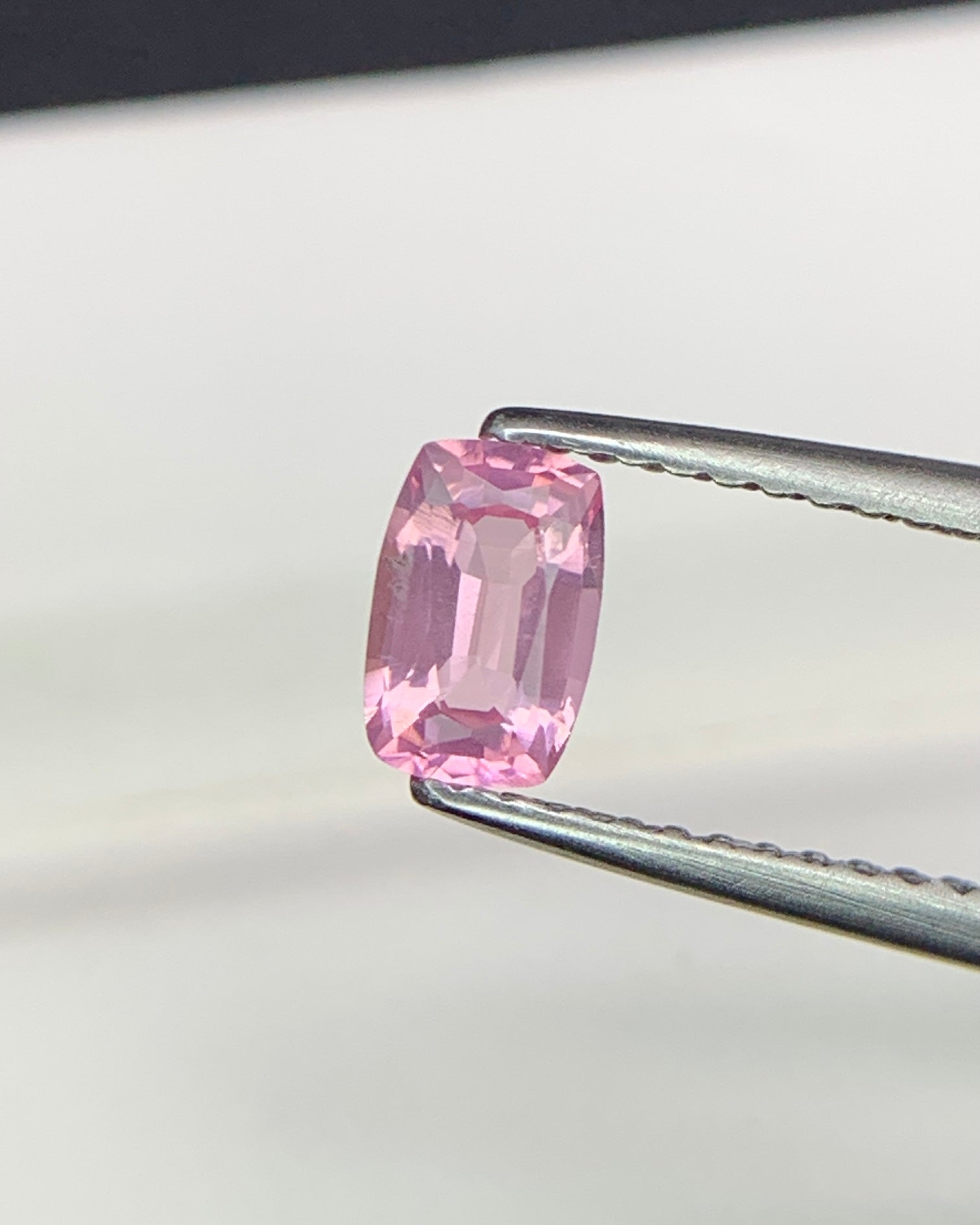 Natural Opalescent Spinel 0.45 Carat 5.9x3.9 MM Cushion Shape Faceted Gemstone 