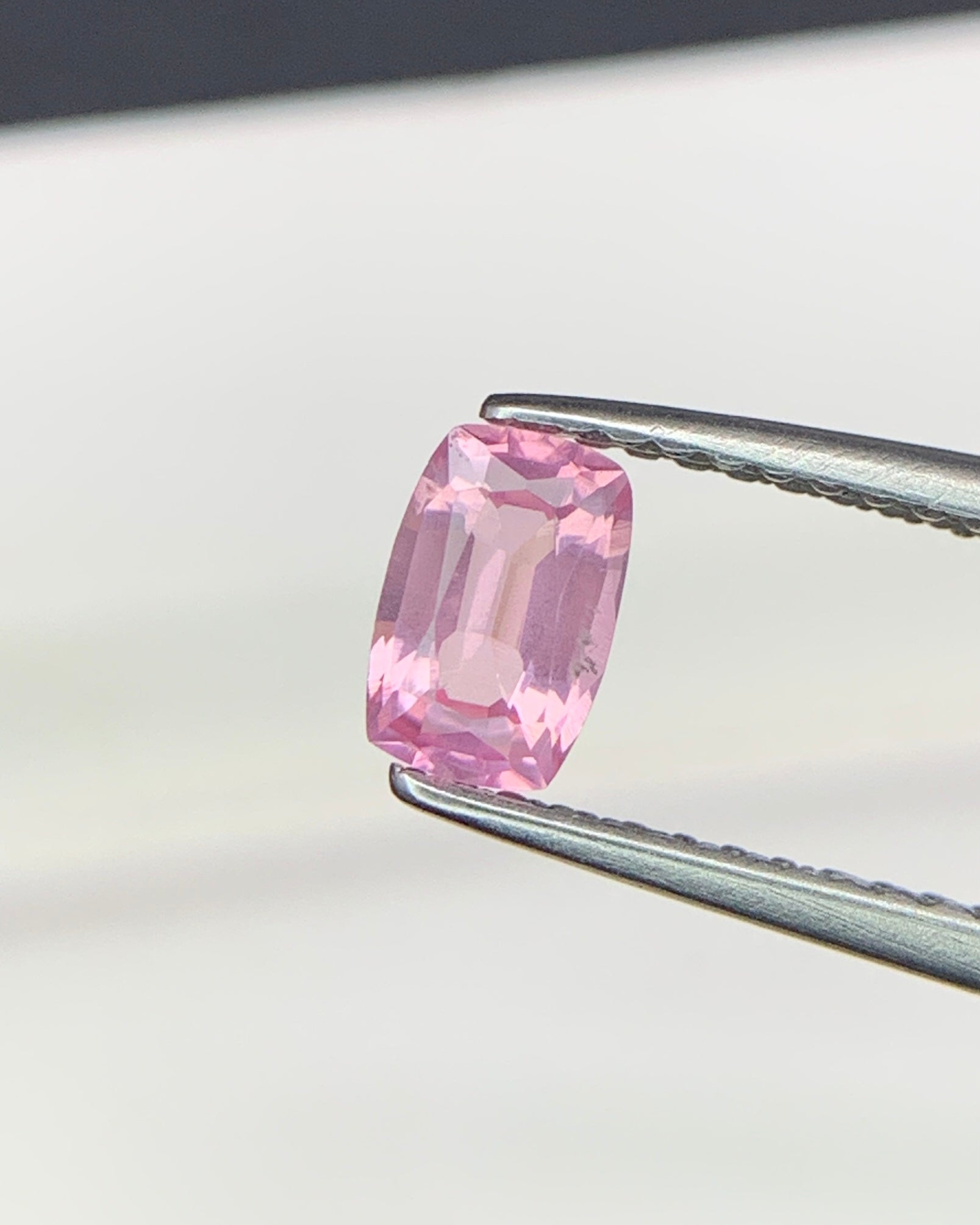 Natural Opalescent Spinel 0.45 Carat 5.9x3.9 MM Cushion Shape Faceted Gemstone 