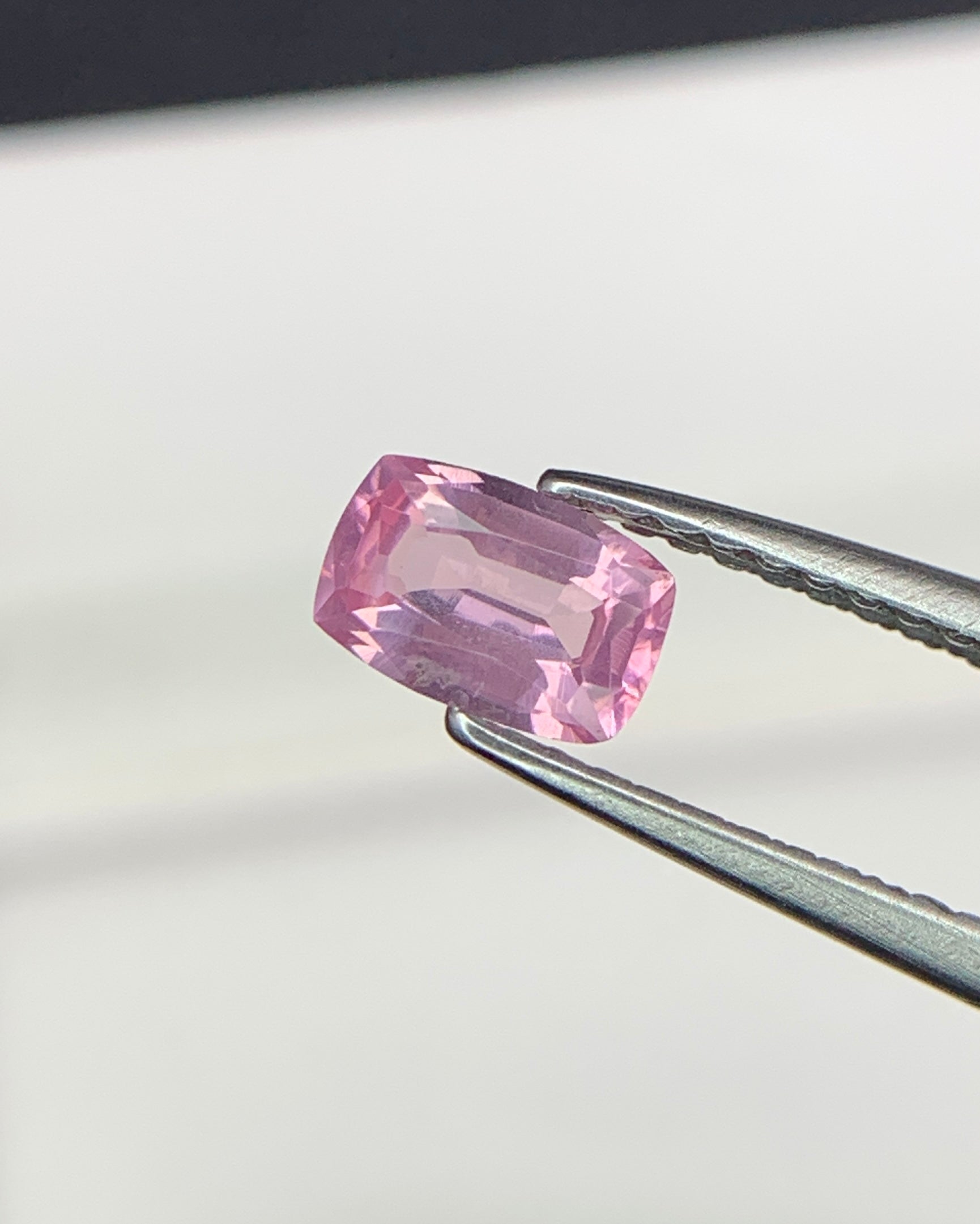 Natural Opalescent Spinel 0.45 Carat 5.9x3.9 MM Cushion Shape Faceted Gemstone 