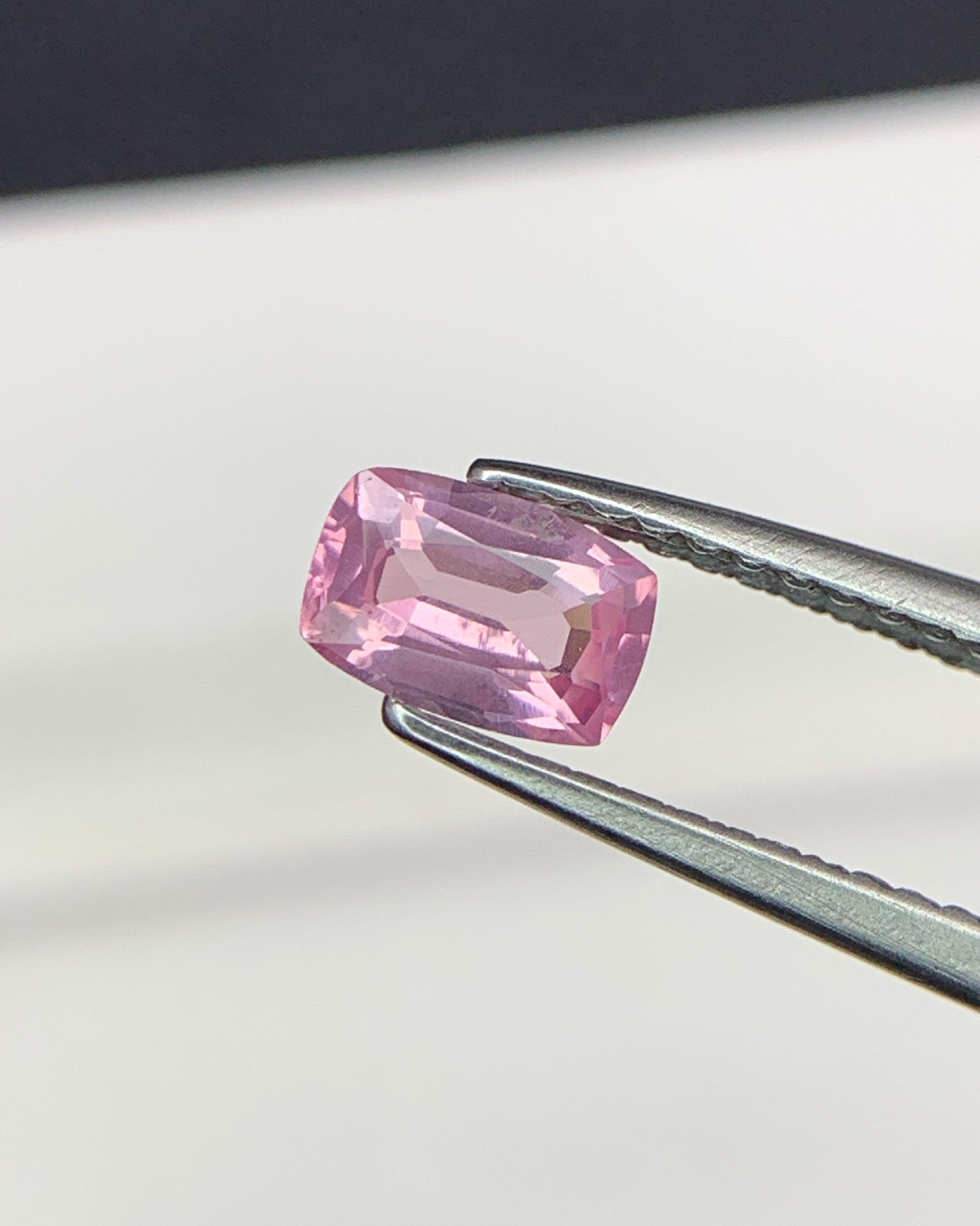 Natural Opalescent Spinel 0.45 Carat 5.9x3.9 MM Cushion Shape Faceted Gemstone 
