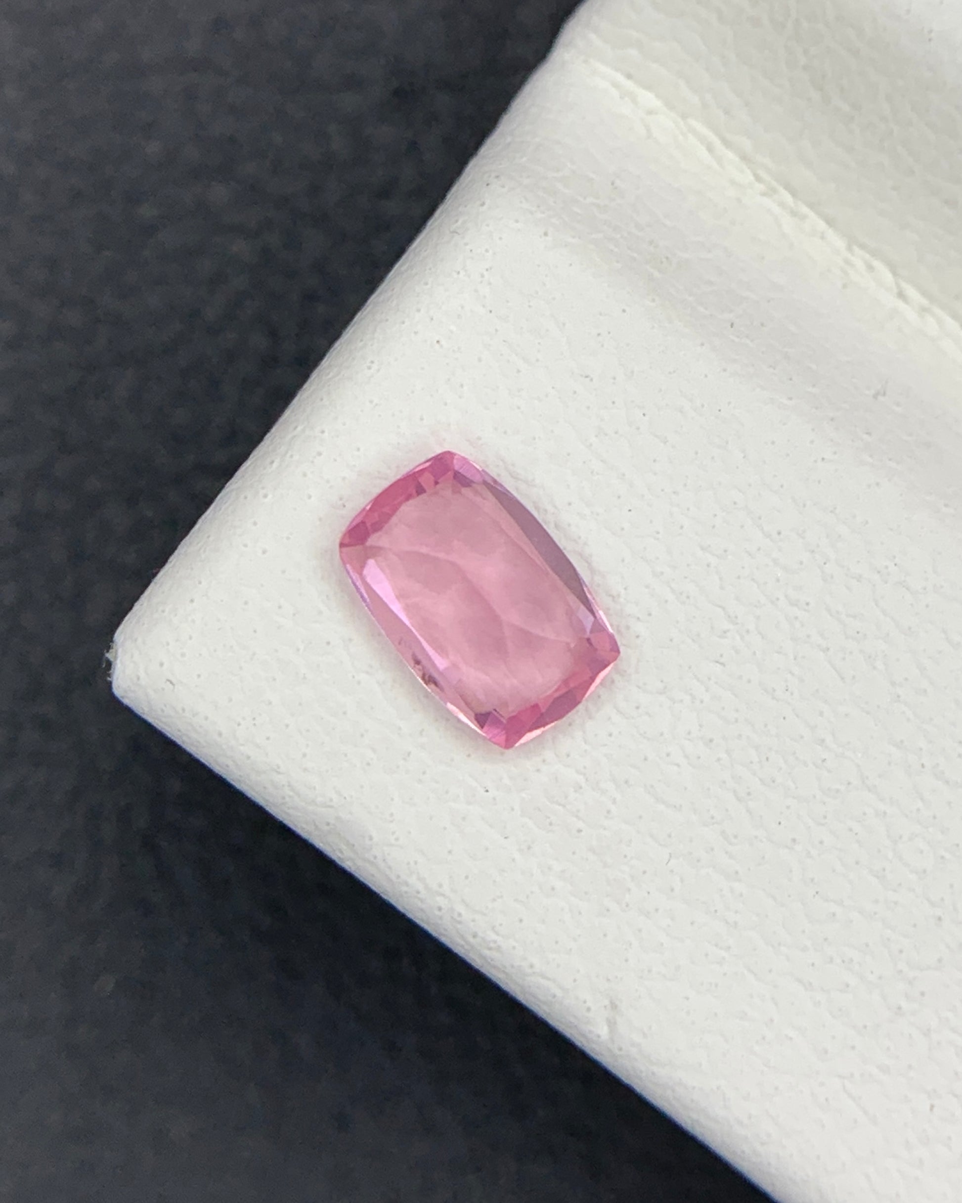Natural Opalescent Spinel 0.45 Carat 5.9x3.9 MM Cushion Shape Faceted Gemstone 