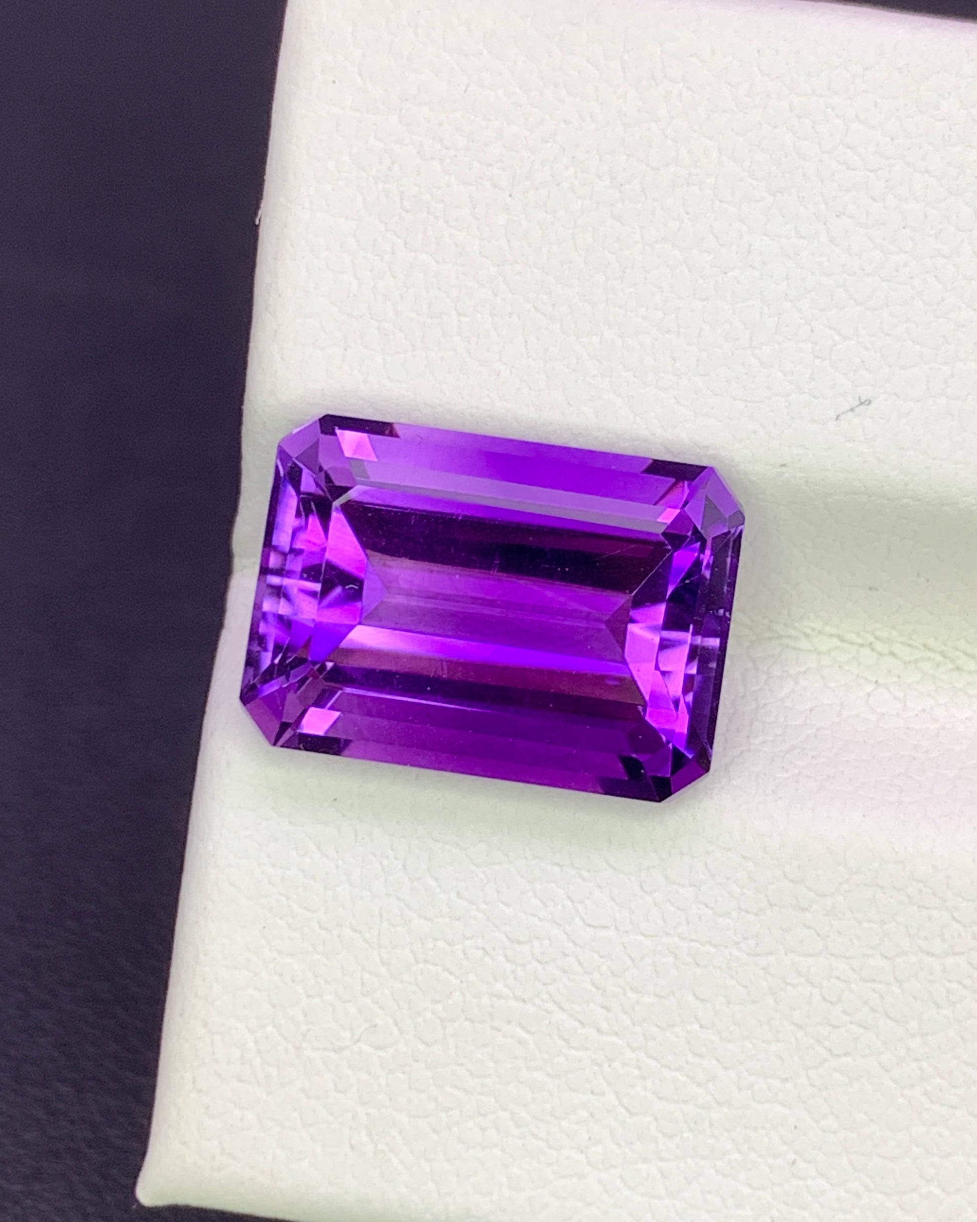 Natural Purple Amethyst 6.03 Carat 13x9.2 MM Octagon Shape Faceted Gemstone 