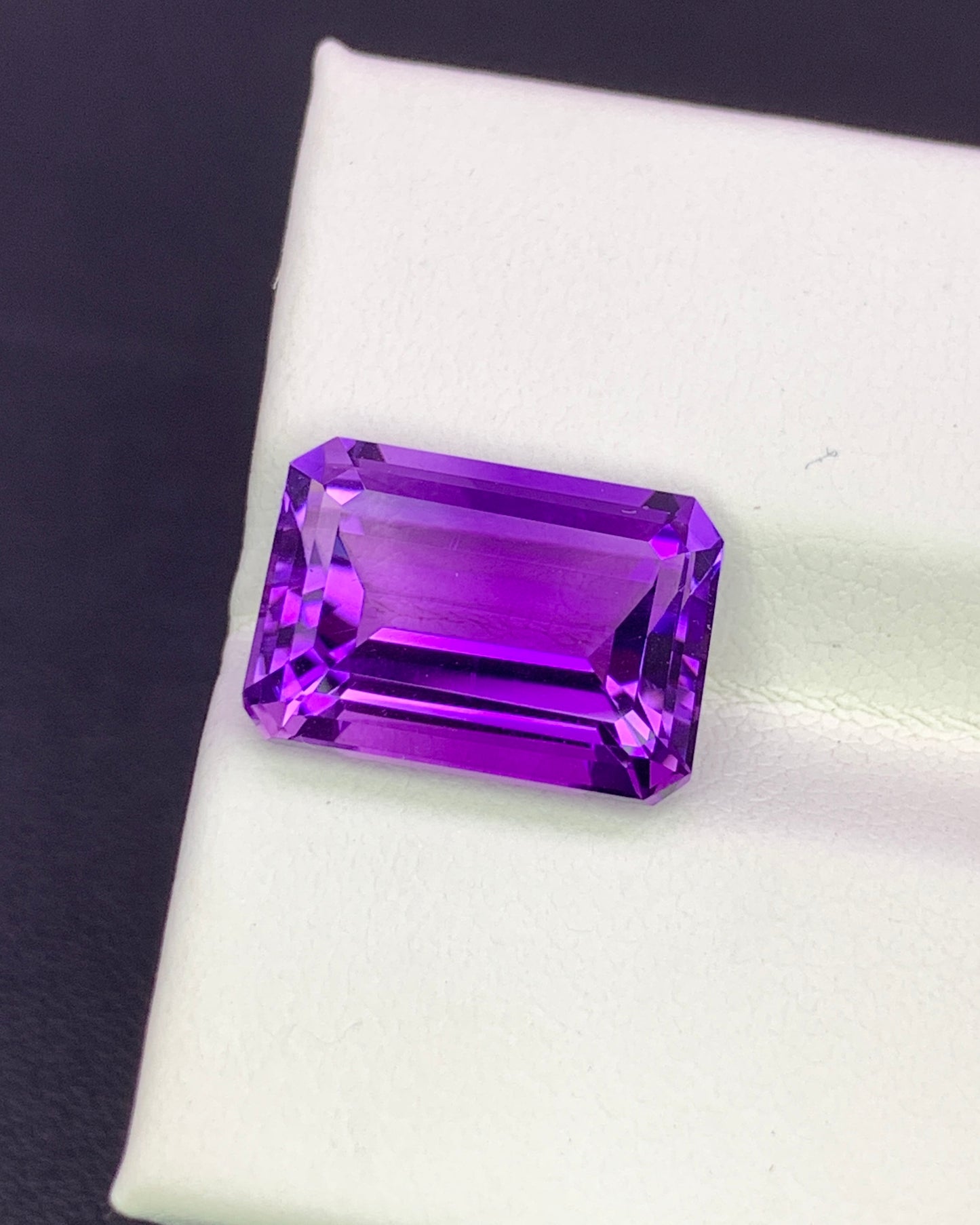 Natural Purple Amethyst 6.03 Carat 13x9.2 MM Octagon Shape Faceted Gemstone 