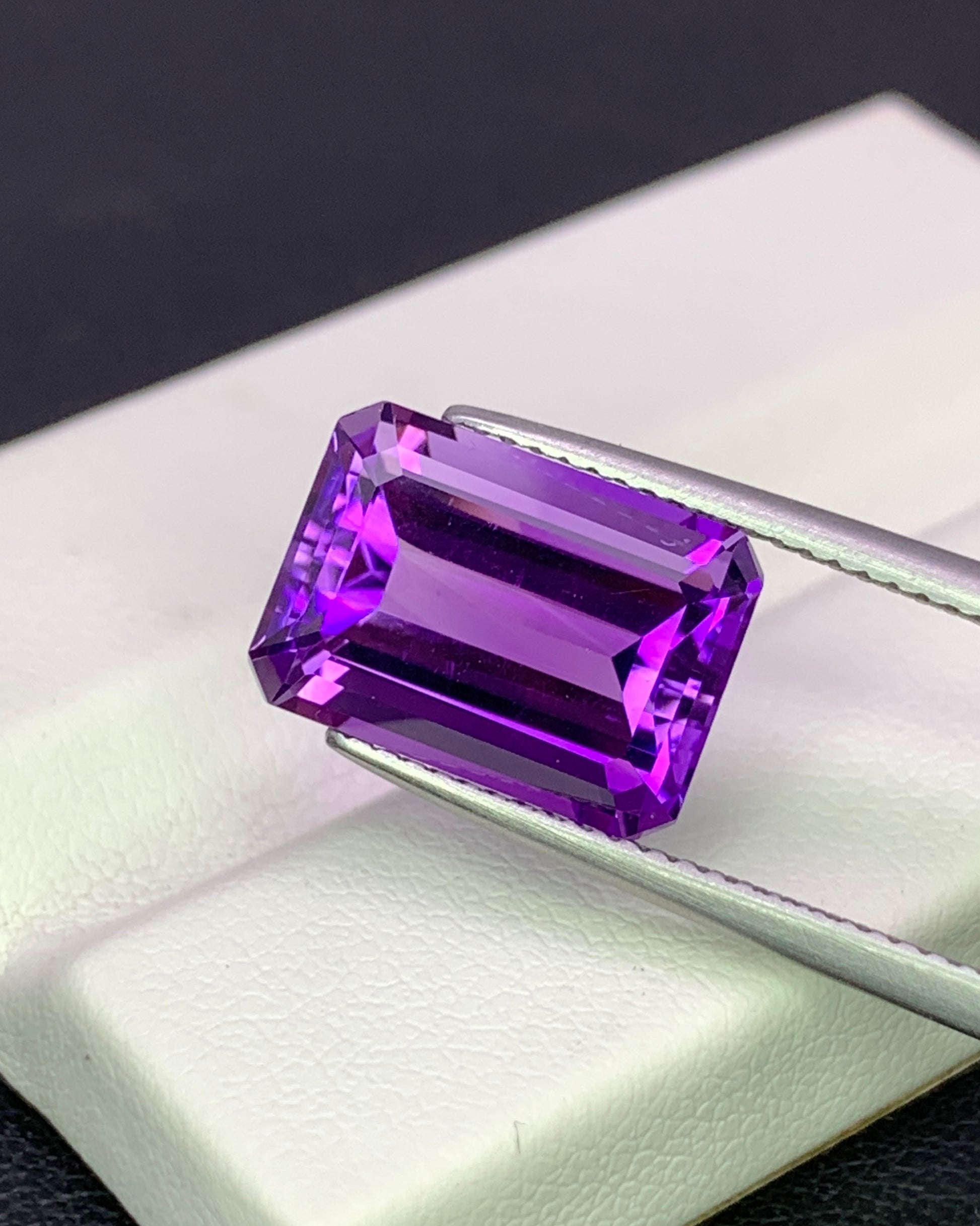 Natural Purple Amethyst 6.03 Carat 13x9.2 MM Octagon Shape Faceted Gemstone 