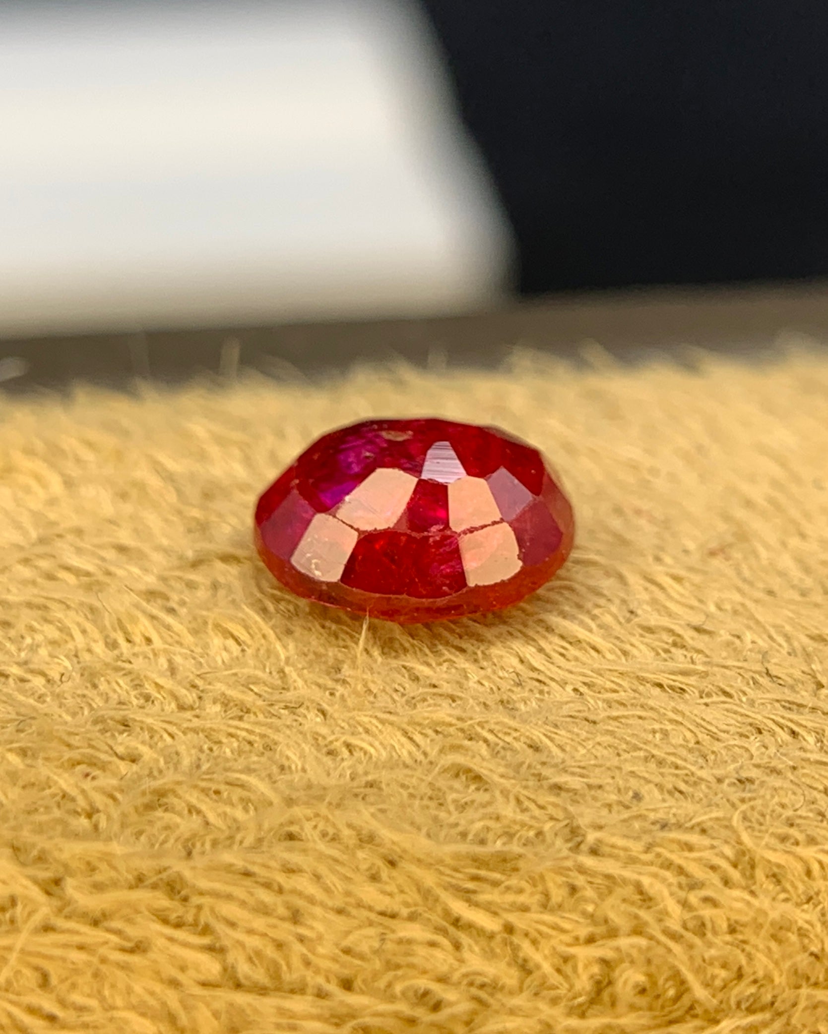 Natural Ruby 0.85 Carat 6x5 MM Oval Shape Faceted Gemstone
