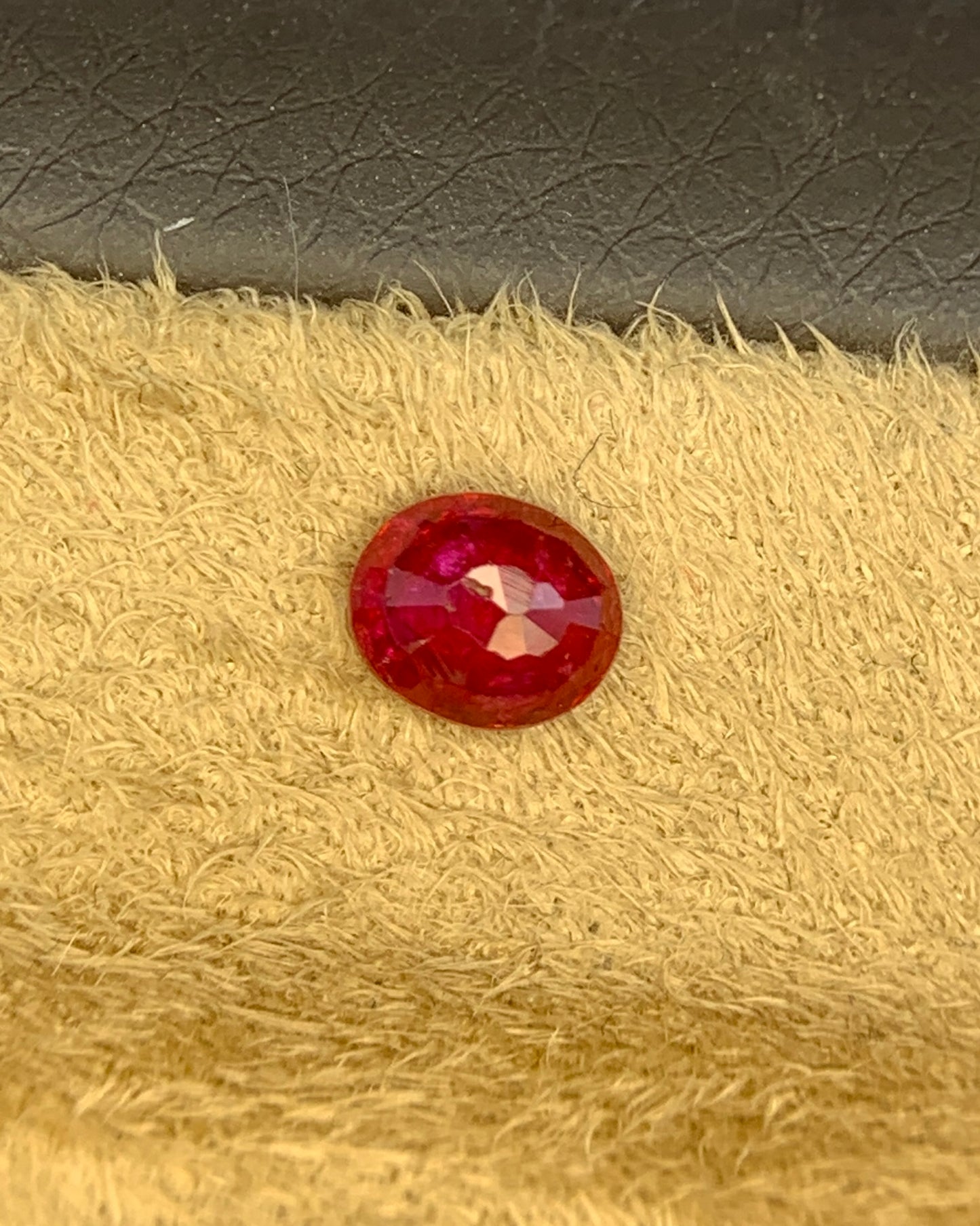 Natural Ruby 0.85 Carat 6x5 MM Oval Shape Faceted Gemstone