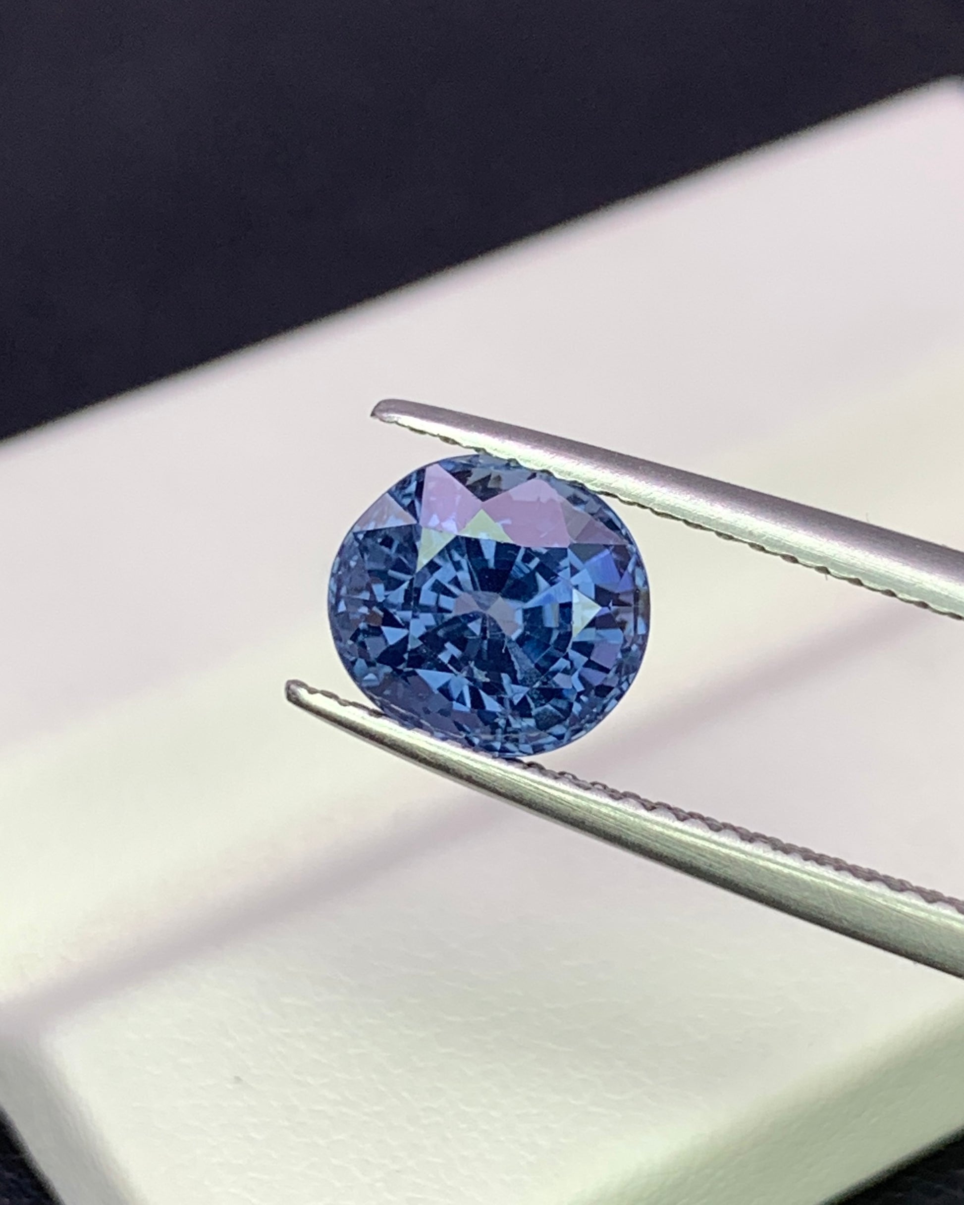 Natural Cobalt Blue Spinel 3.01 Carat 8.1x7.5 MM Fancy Shape Faceted Gemstone 