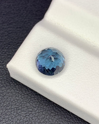 Natural Cobalt Blue Spinel 2.10 Carat 7x7 MM Round Shape Faceted Gemstone 