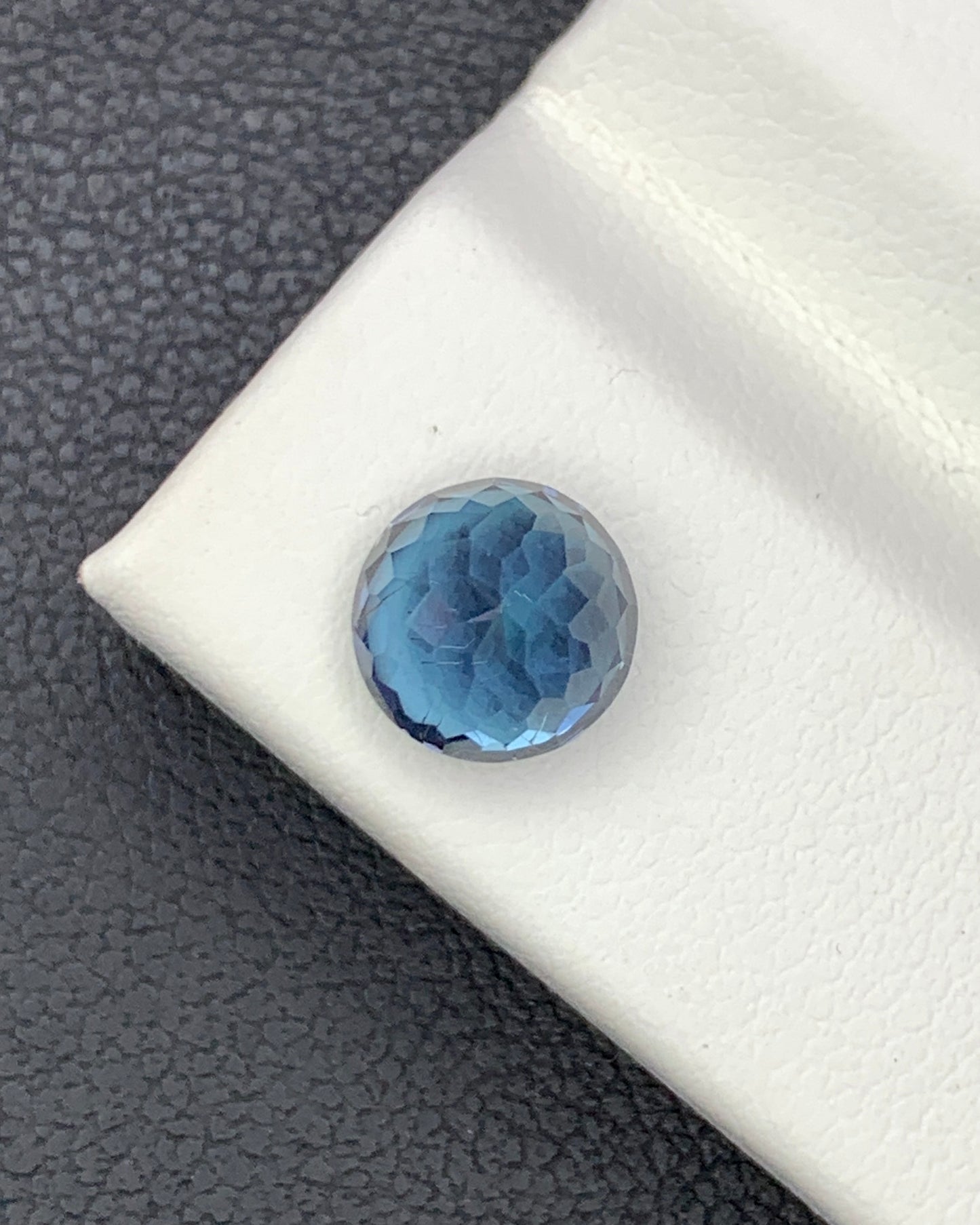 Natural Cobalt Blue Spinel 2.10 Carat 7x7 MM Round Shape Faceted Gemstone 