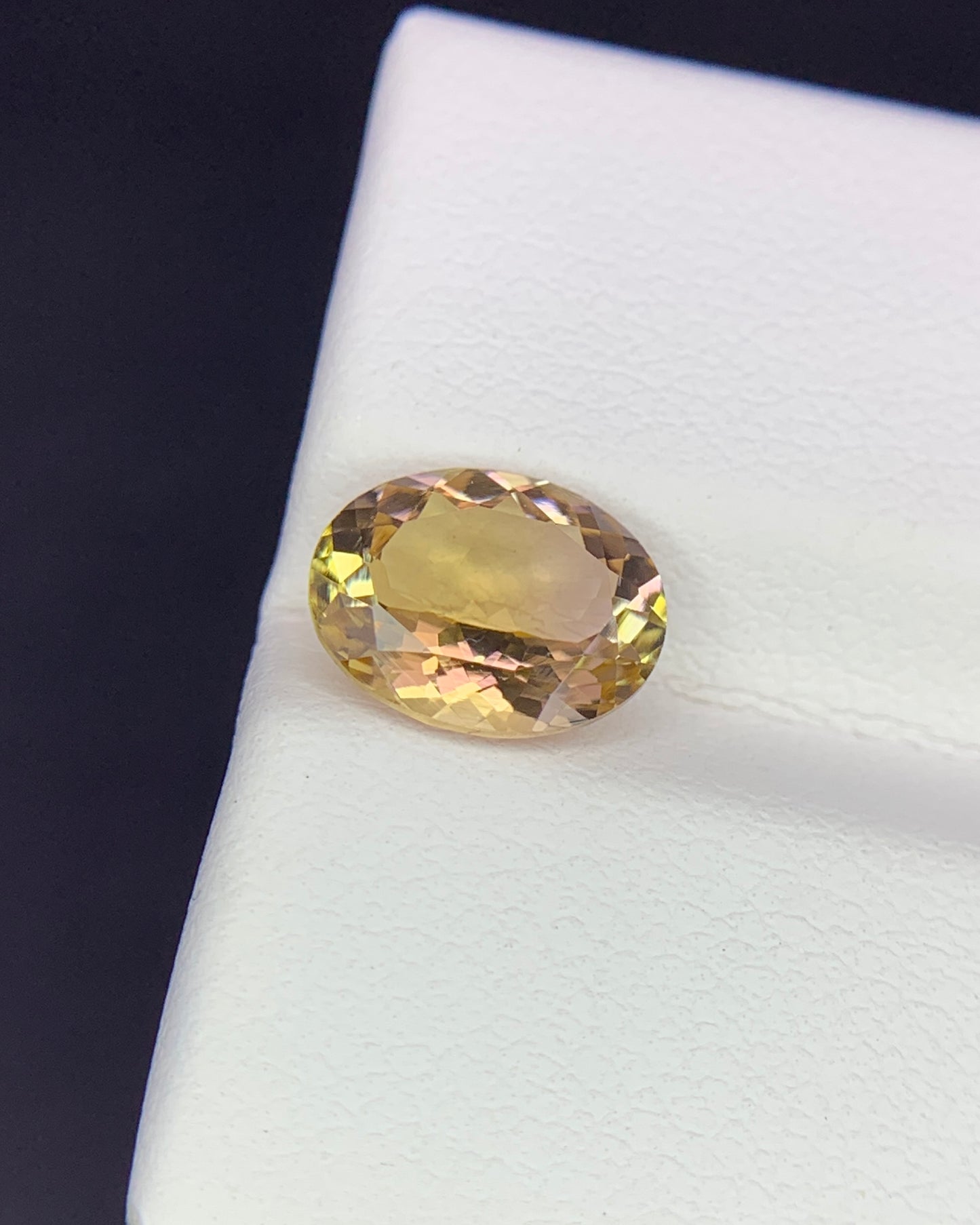 Natural Bi Color Tourmaline 1.79 Carat 9x7 MM Oval Shape Faceted Gemstone