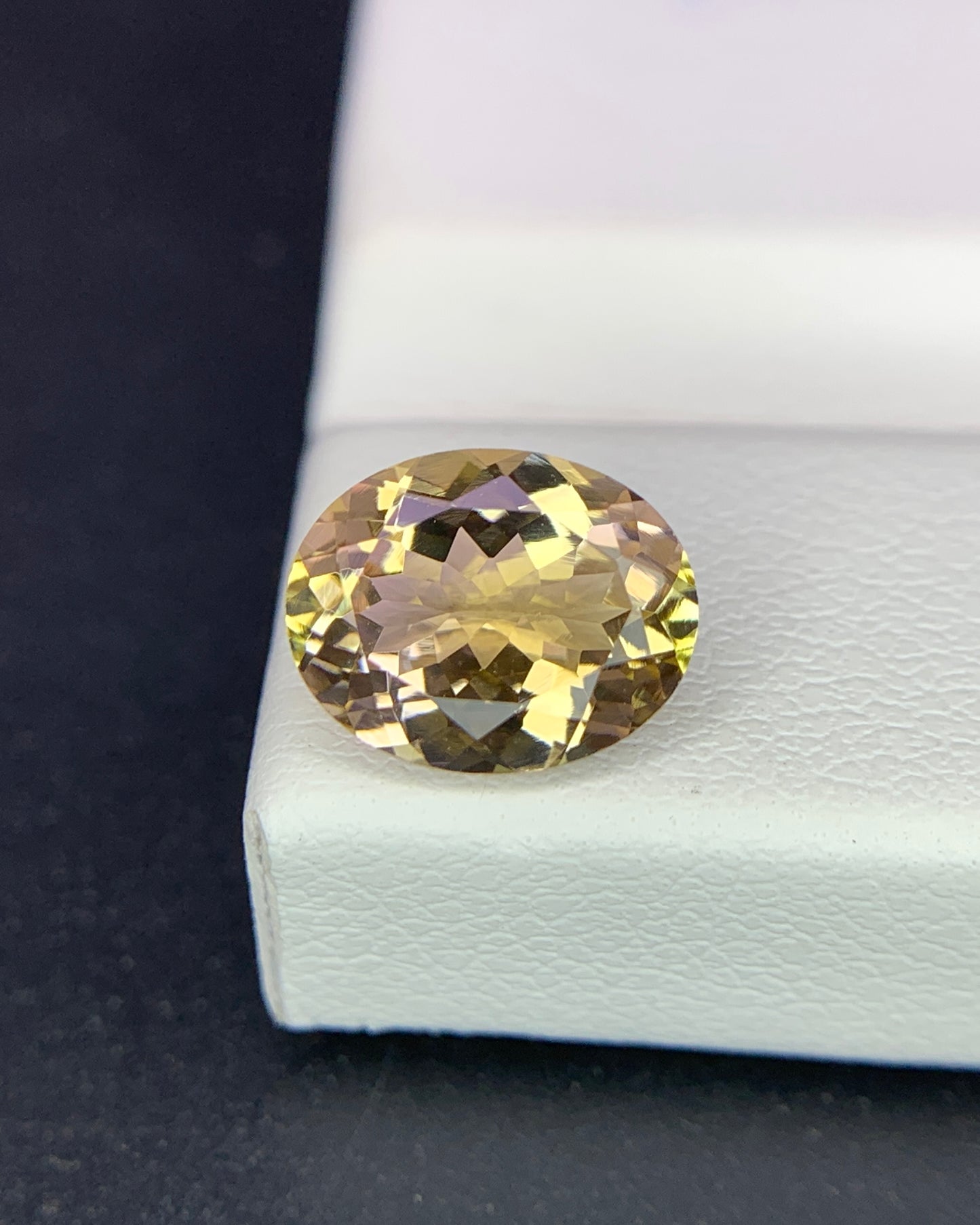 Natural Bi Color Tourmaline 1.79 Carat 9x7 MM Oval Shape Faceted Gemstone