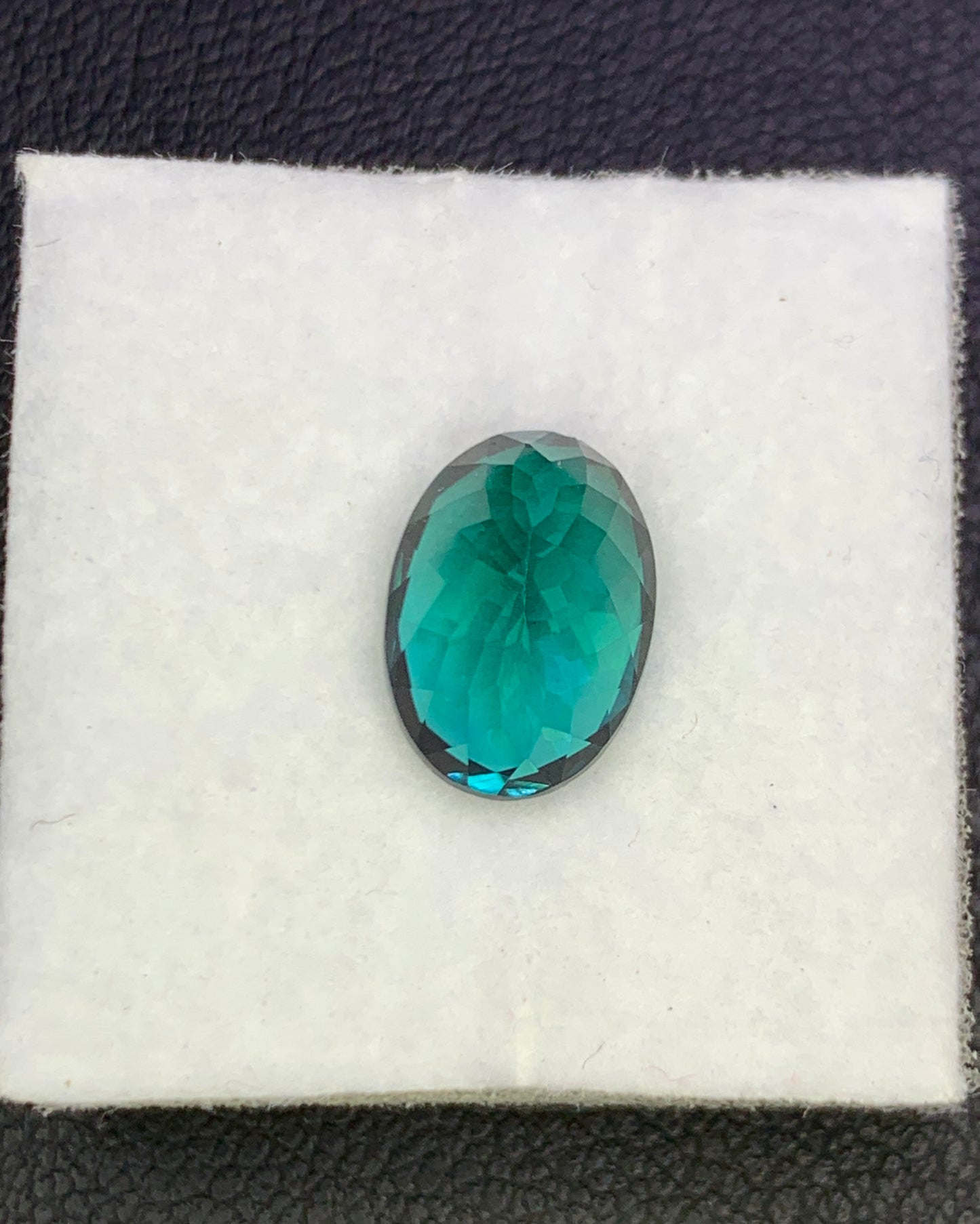Natural Indicolite Tourmaline 3.03 Carat 10.3x7.3 MM Oval Shape Faceted Gemstone