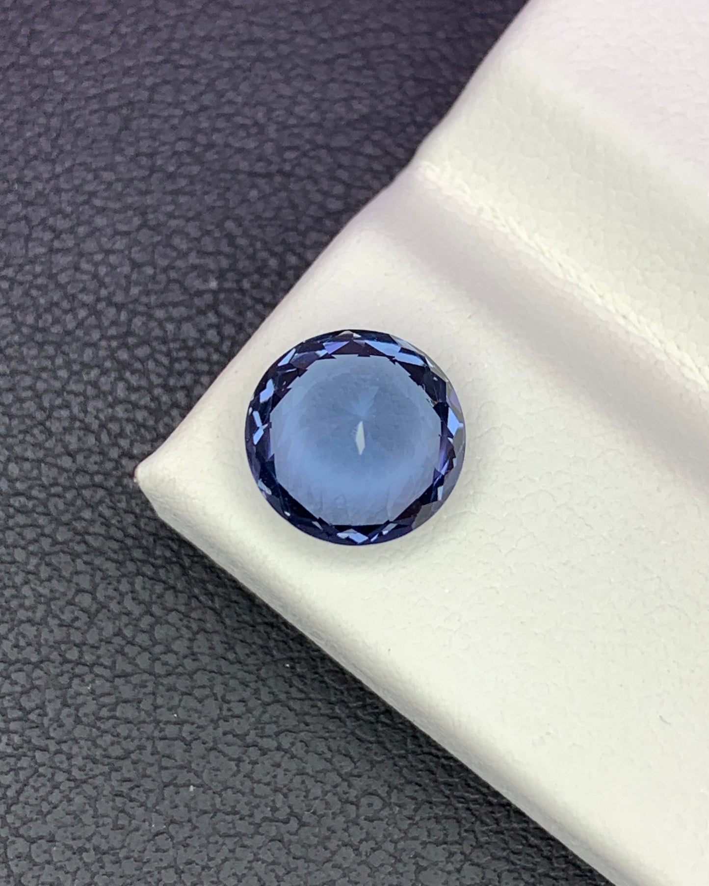 Natural Blue Spinel 2.72 Carat 8.1x8.1 MM Round Shape Faceted Gemstone 