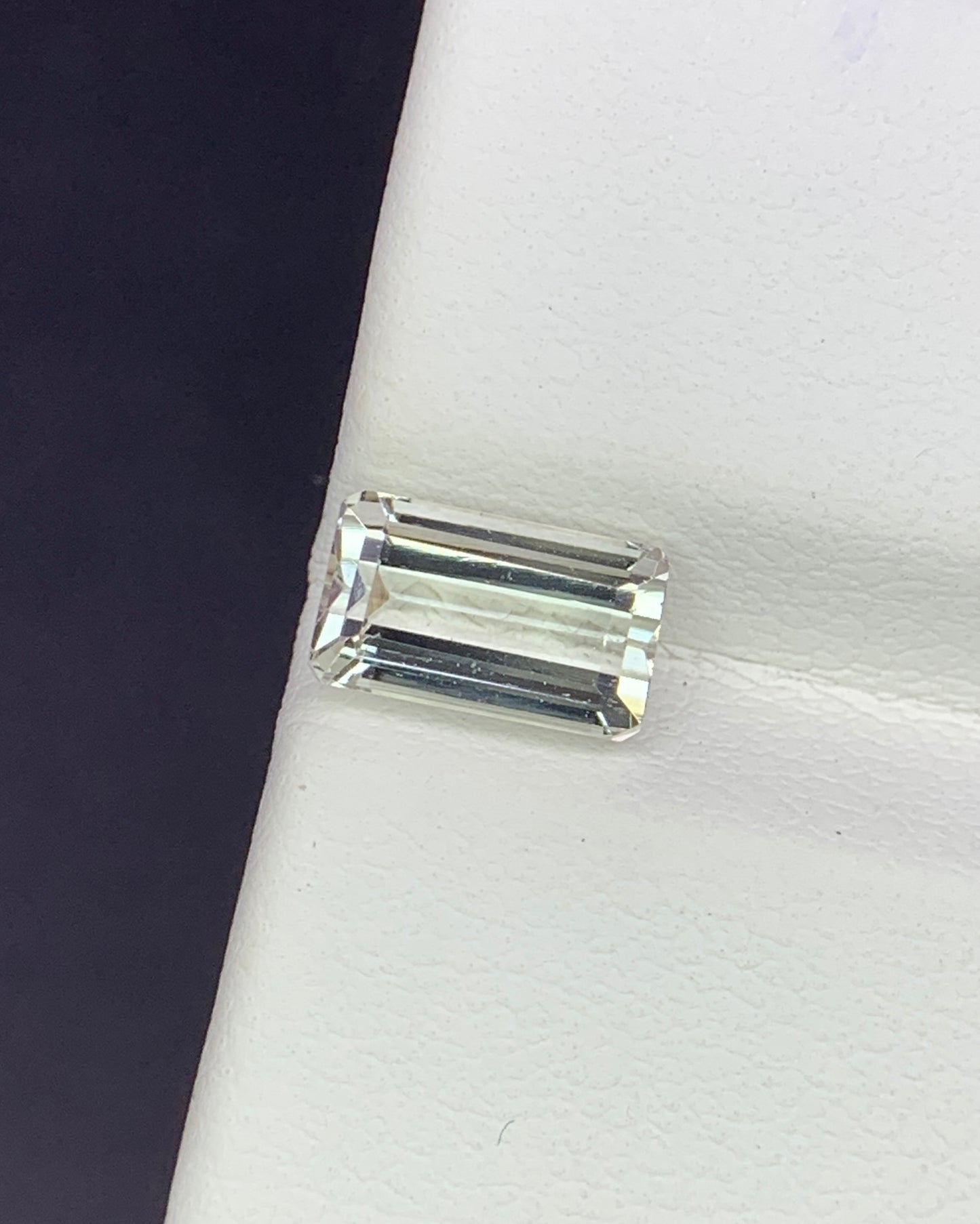 Natural Achroite Tourmaline 1.50 Carat 8.1x4.7 MM Octagon Shape Faceted Gemstone 