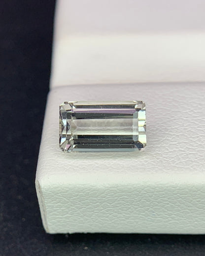 Natural Achroite Tourmaline 1.50 Carat 8.1x4.7 MM Octagon Shape Faceted Gemstone 