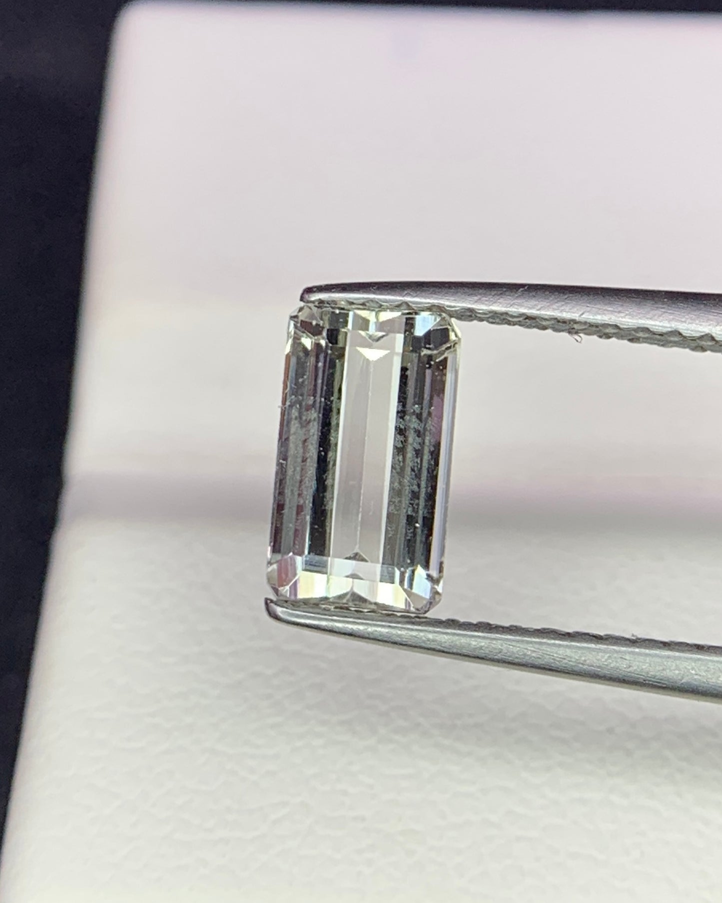 Natural Achroite Tourmaline 1.50 Carat 8.1x4.7 MM Octagon Shape Faceted Gemstone 