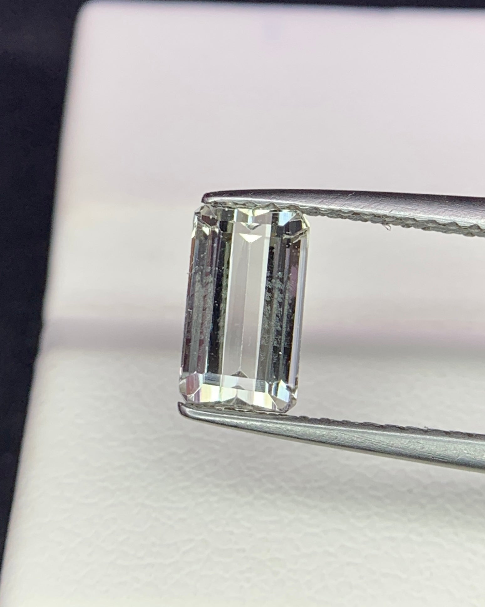 Natural Achroite Tourmaline 1.50 Carat 8.1x4.7 MM Octagon Shape Faceted Gemstone 