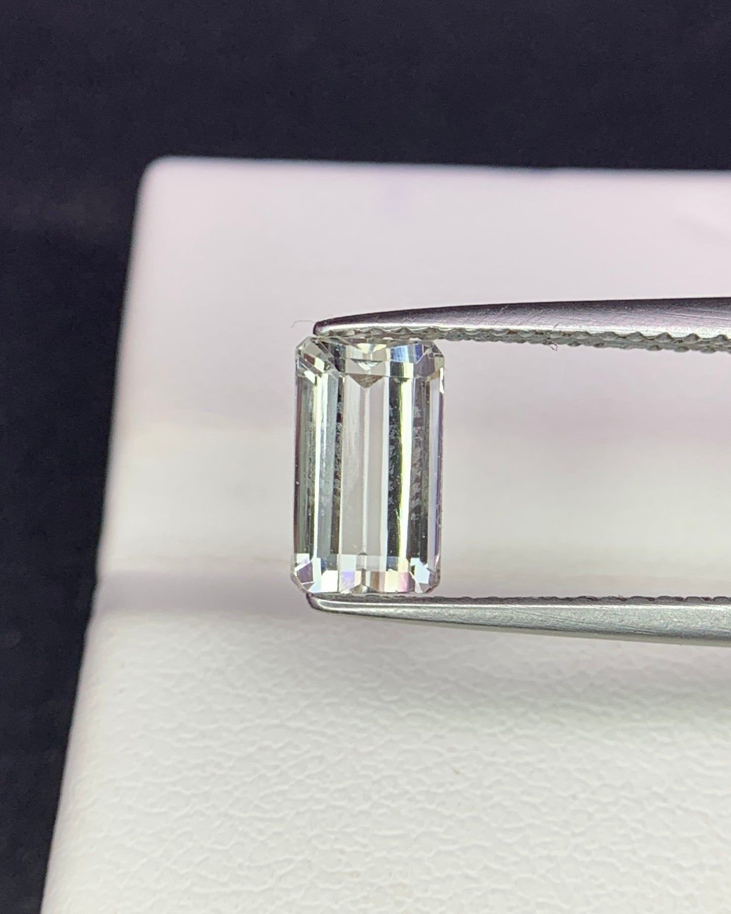 Natural Achroite Tourmaline 1.50 Carat 8.1x4.7 MM Octagon Shape Faceted Gemstone 