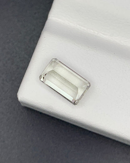 Natural Achroite Tourmaline 1.50 Carat 8.1x4.7 MM Octagon Shape Faceted Gemstone 