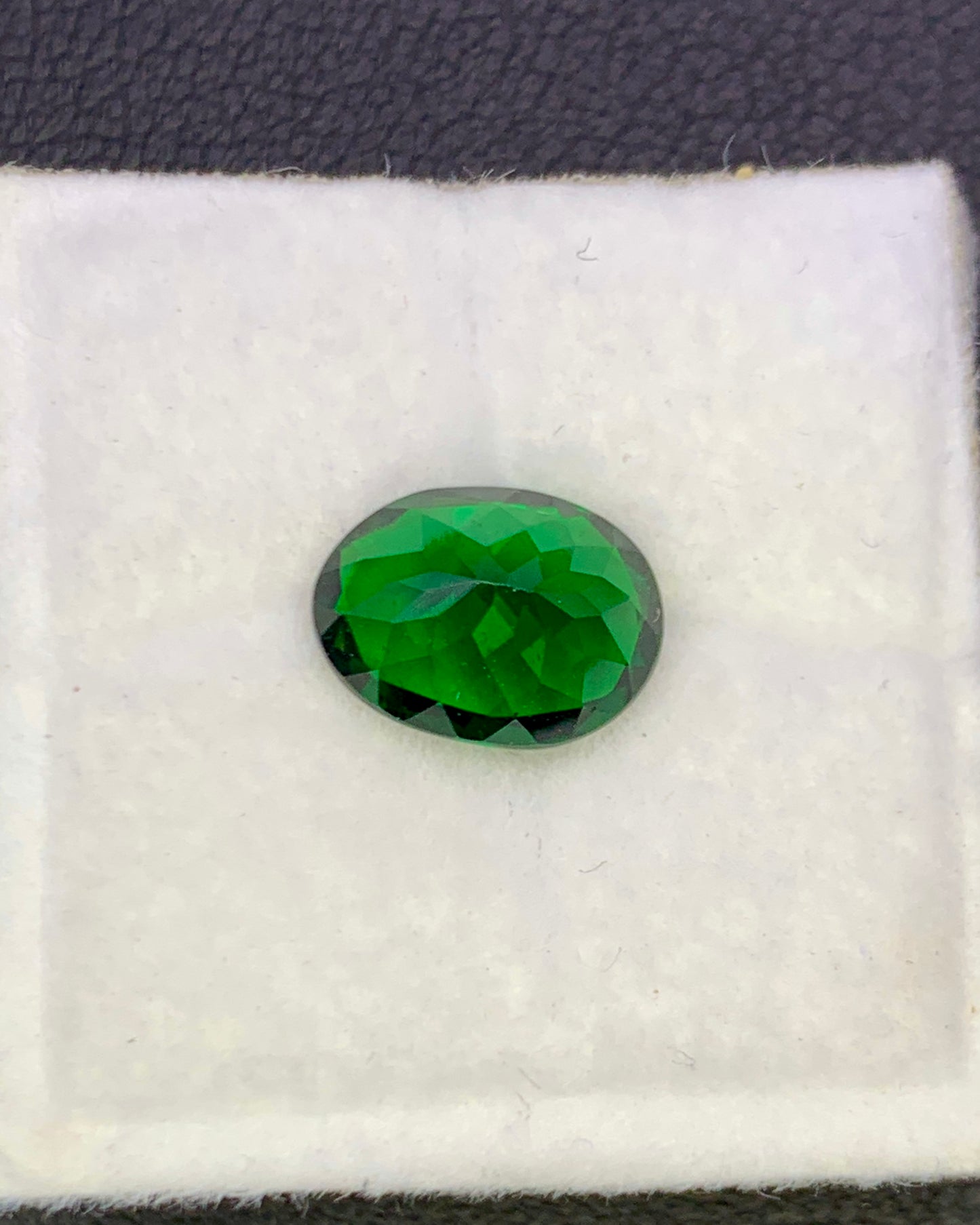 Natural Tsavorite 2.03 Carat 9x6.9 MM Oval shape Faceted Gemstone