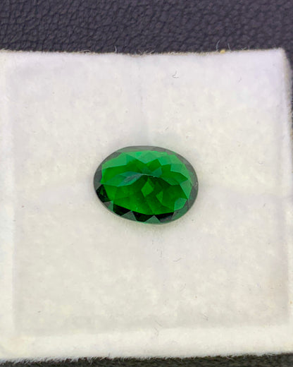 Natural Tsavorite 2.03 Carat 9x6.9 MM Oval shape Faceted Gemstone